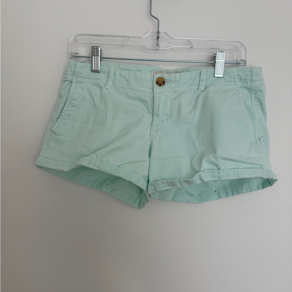 Abercrombie & Fitch Light Green Women's Shorts